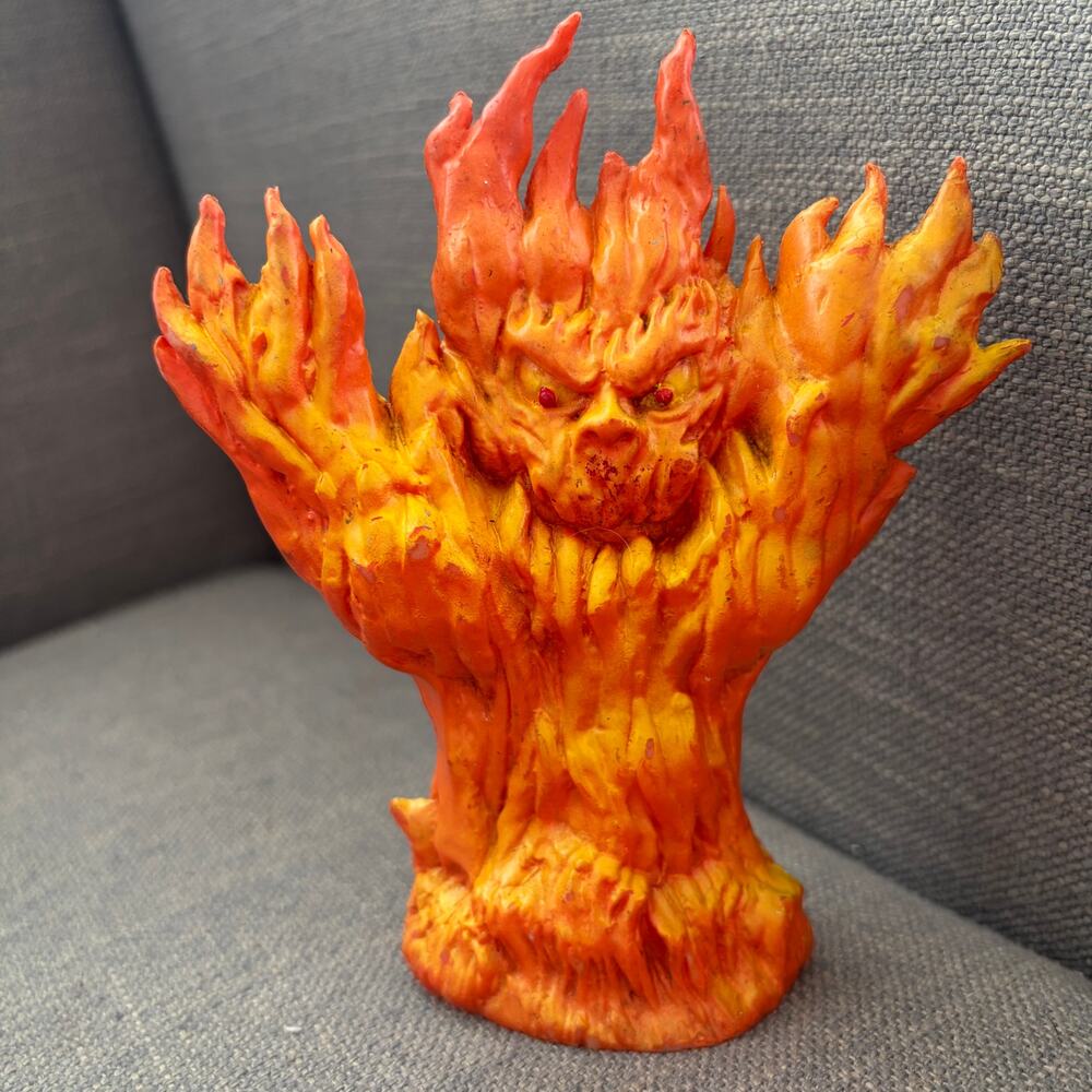 1982 Vintage LJN Advanced Dungeons & Dragons Fire Elemental Figure 6" Tall